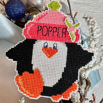 Luhu Stitches - The Penguin Holiday Series - Popper Penguin MAIN