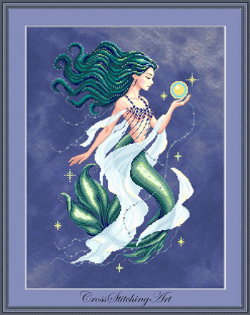 Cross Stitching Art - Elowen, Light Of The Deep MAIN