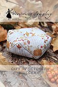 Heartstring Samplery - Gift Of October Biscornu THUMBNAIL