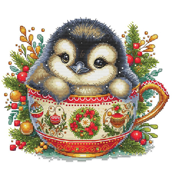 Les Petites Croix De Lucie - Christmas Animals Cups Part 8 Penguin MAIN