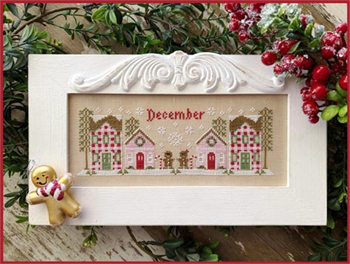 Country Cottage Needleworks - Monthly Mini Village -  December Mini Village MAIN