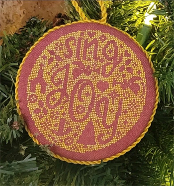 Wildflower Stitching - Sing Joy Bauble MAIN