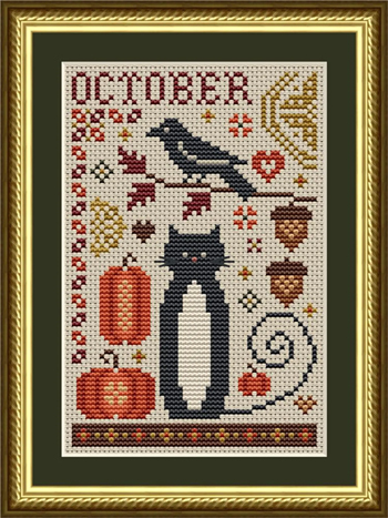 Happiness Is HeartMade - Cat Tales Collection - October Cat MAIN