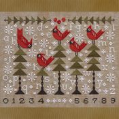 Artful Offerings - Chilly Cardinals Sampler THUMBNAIL