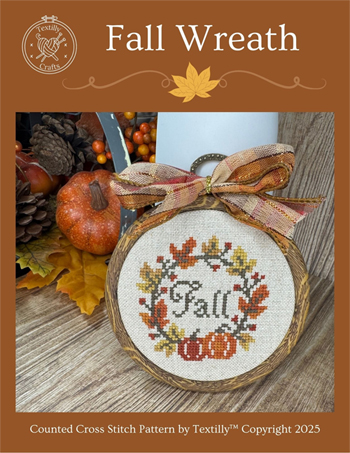 Textilly Crafts - Fall Wreath MAIN