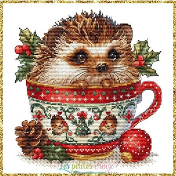 Les Petites Croix De Lucie - Christmas Animals Cups Part 9 Hedgehog LPCL.00238 MAIN