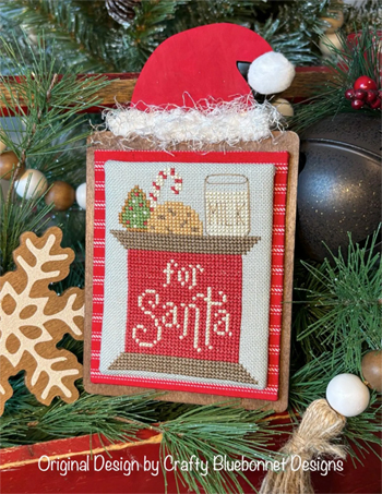 Crafty Bluebonnet Designs - Christmas Spool Series - Cookies For Santa Spool MAIN
