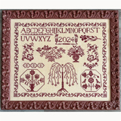 Rosewood Manor - Red Peacocks S-1369 THUMBNAIL