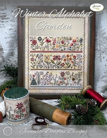 Jeannette Douglas Designs - Winter Alphabet Garden MAIN