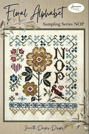 Jeannette Douglas Designs - Floral Alphabet Sampling Series - NOP MAIN