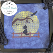The Mindful Needle Designs - Meow At The Moon THUMBNAIL