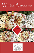 Antique Needleworkers - Winter Biscornu THUMBNAIL