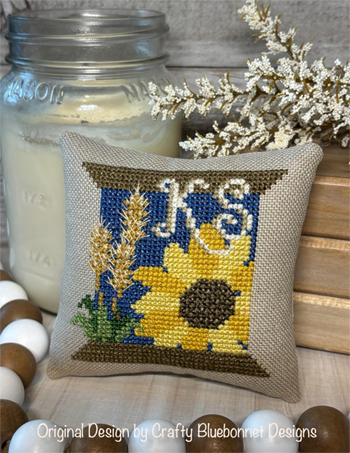 Crafty Bluebonnet Designs - State Spool Series - Kansas State Spool MAIN
