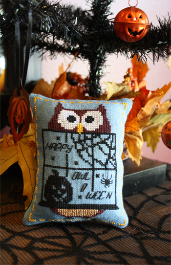 Needle Bling Designs - Happy Owl O Ween MAIN