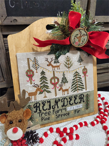 Quaint Rose Needlearts - Reindeer Tree Farm MAIN