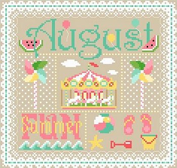 Sugar Stitches - August Sampler MAIN