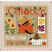 Sugar Stitches - October Sampler THUMBNAIL