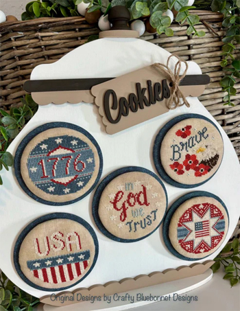 Crafty Bluebonnet Designs - Baked Fresh Patriotic Cookies MAIN