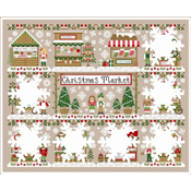 Country Cottage Needleworks - Christmas Market - Christmas Stocking Stand SWATCH