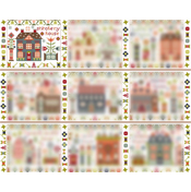 Pansy Patch Quilts and Stitchery - Houses On Stitchery Lane - 1  Stitchery House SWATCH