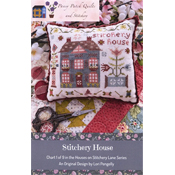 Pansy Patch Quilts and Stitchery - Houses On Stitchery Lane - 1  Stitchery House SWATCH