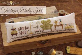 October House Fiber Arts - Skinny Mini - Vintage Stitchy Spot OH1303 MAIN