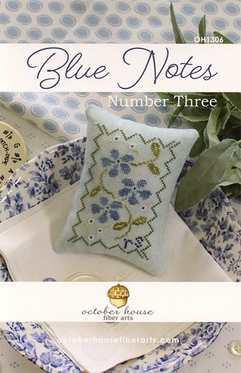 October House Fiber Arts - Blue Notes Number Three OH1306 MAIN