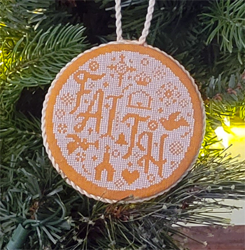 Wildflower Stitching - Faith Bauble MAIN
