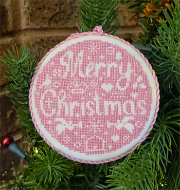 Wildflower Stitching - Merry Christmas Bauble MAIN