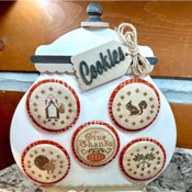 Antique Needleworkers - Baked Fresh Thanksgiving Cookies THUMBNAIL