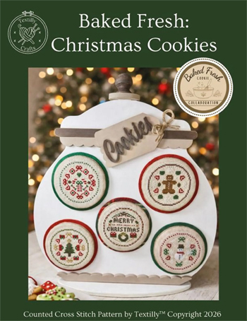 Textilly Crafts - Baked Fresh Christmas Cookies MAIN