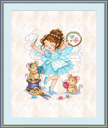 Cross Stitching Art - Rosie MAIN