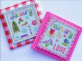 Pickle Barrel Designs - A Year In Stitches - January & February MAIN