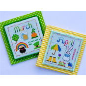 Pickle Barrel Designs - A Year In Stitches - March & April THUMBNAIL