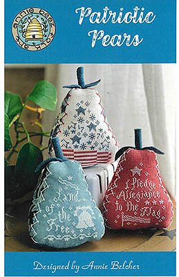 Annie Beeze Folk Art - Patriotic Pears MAIN