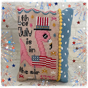 Fairy Wool In The Wood - 4 July Vibes Pillow THUMBNAIL