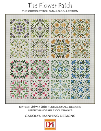 Carolyn Manning Designs - Cross Stitch Smalls Collection - The Flower Patch MAIN