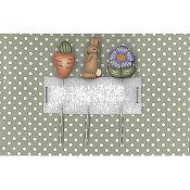 Puntini Puntini Counting Pins - Carrot Party THUMBNAIL