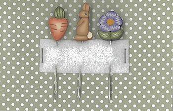 Puntini Puntini Counting Pins - Carrot Party MAIN