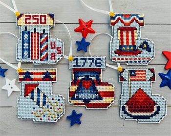 Frony Ritter Designs - Patriotic Stockings MNS#18 MAIN