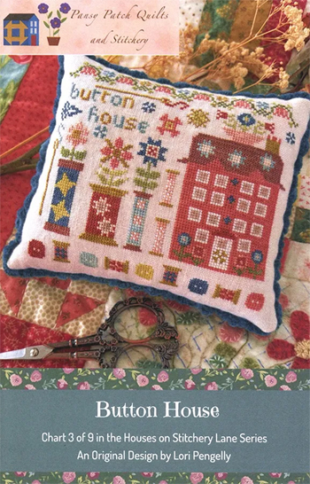 Pansy Patch Quilts and Stitchery - Houses On Stitchery Lane - 3 Button House MAIN