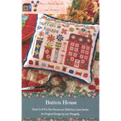 Pansy Patch Quilts and Stitchery - Houses On Stitchery Lane - 3 Button House SWATCH