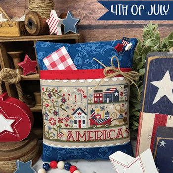 Primrose Cottage Stitches - Holiday Samplings - 4th Of July MAIN