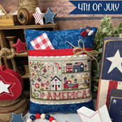 Primrose Cottage Stitches - Holiday Samplings - 4th Of July THUMBNAIL