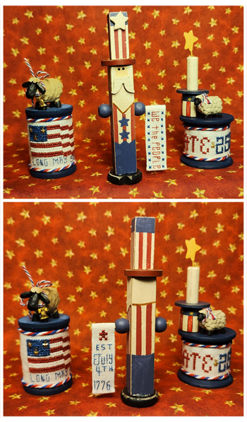 Faithwurks Designs - Celebrate 250 Sheep Spool Kit MAIN