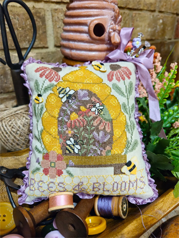 Quaint Rose Needlearts - Bees & Blooms MAIN