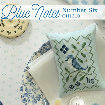 October House Fiber Arts - Blue Notes Number Six OH1310 MAIN