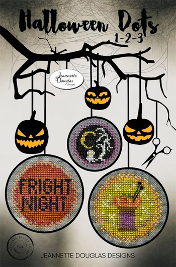 Jeannette Douglas Designs - Halloween Dots 1-2-3 MAIN