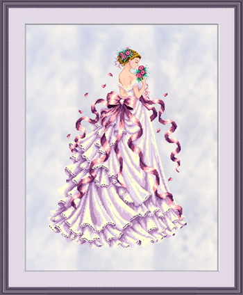 Cross Stitching Art - Lady Fleur MAIN