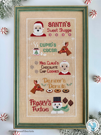 Luminous Fiber Arts - Santa's Sweet Shoppe MAIN